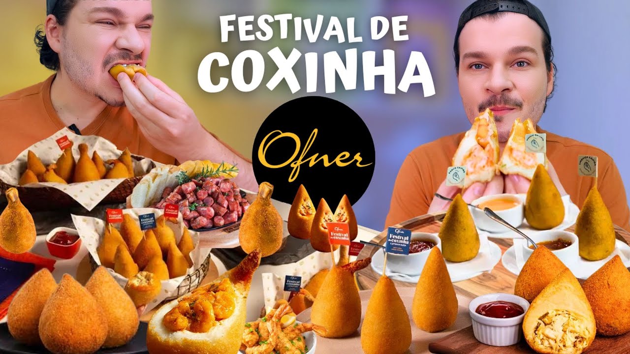 COXINHAS GOURMET DE CHEF FAMOSO / FESTIVAL DE COXINHAS - Vale a pena?