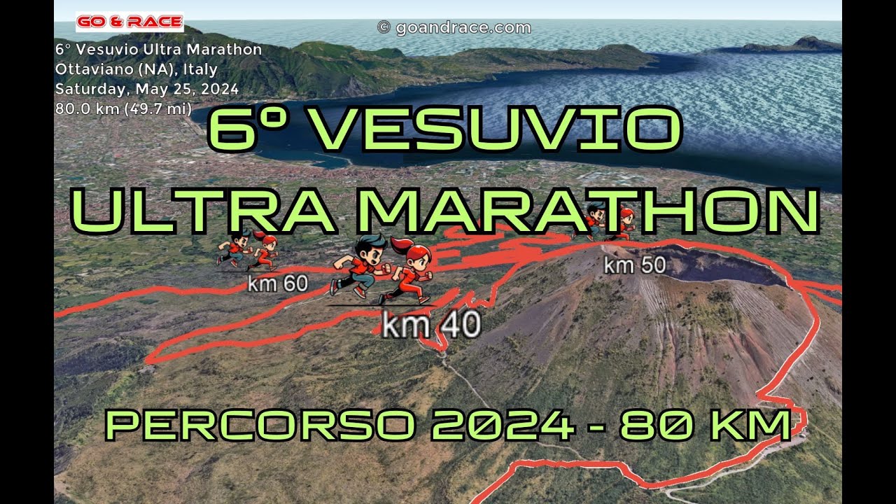6° Vesuvio Ultra Marathon (2024): vola sul percorso di 80 km!