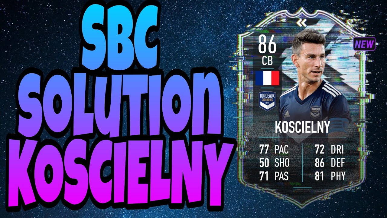 SBC SOLUTION KOSCIELNY 86 / MAD FUT 21