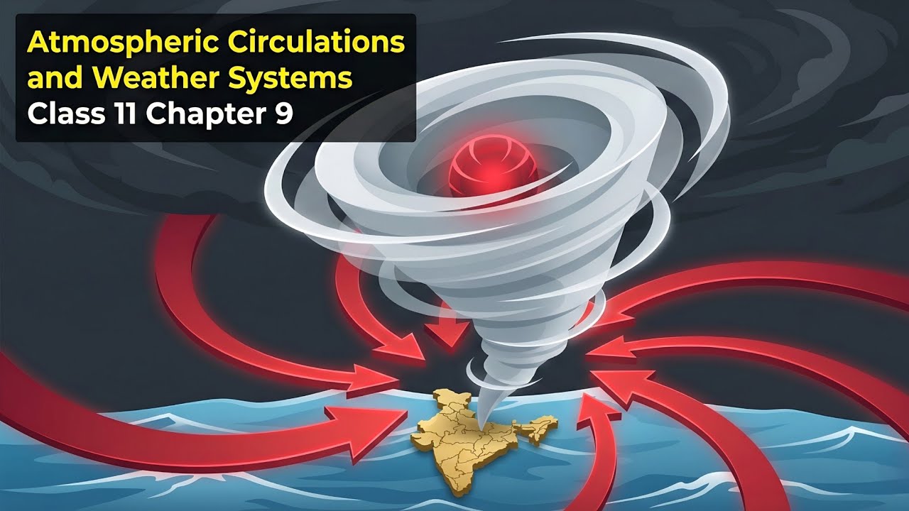 Atmospheric Circulations and Weather Systems Class 11 Geography Chapter in Hindi OneShot Animation 