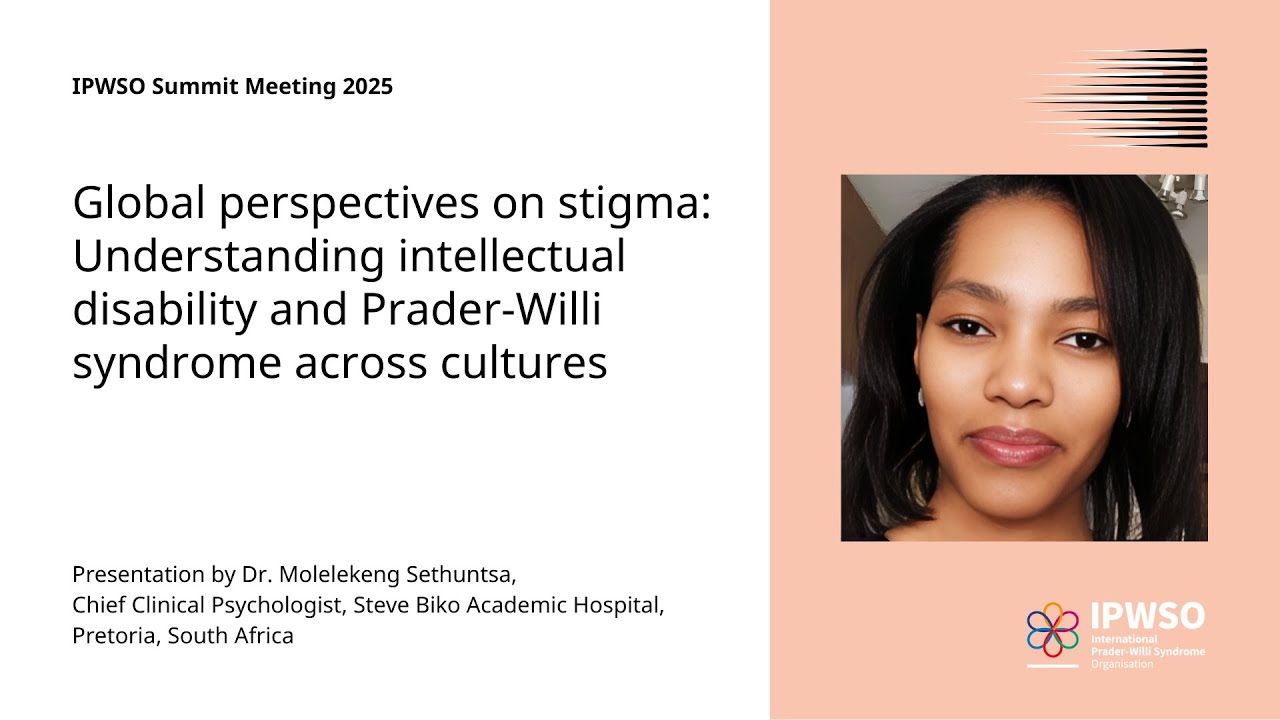 Understanding Intellectual Disability and PWS Across Cultures: Dr. Molelekeng Sethuntsa