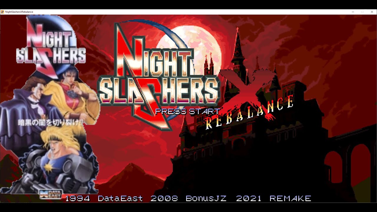 💠 Night Slashers-X WideScreen with cheats | OpenBoR Games
