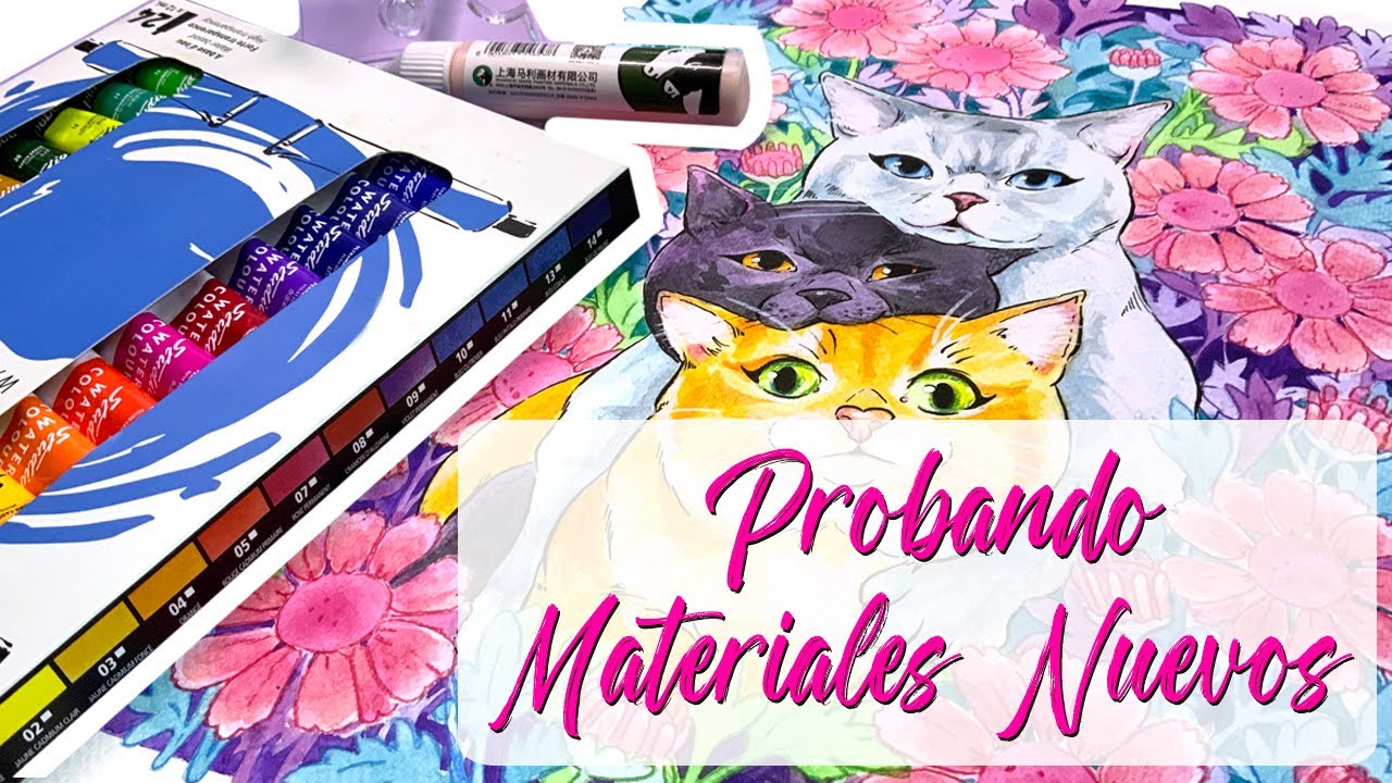 Probando 3 materiales de arte y uno es un DESASTRE total