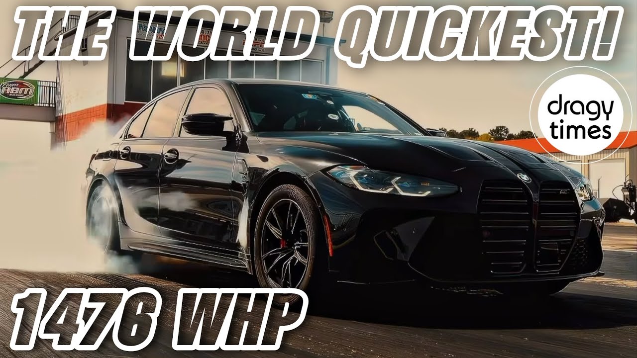THE WORLD🌍QUICKEST | 1476 WHP BMW M3C G80 X-DRIVE | 1/4 Mile in 8.07 Seconds with 277 km/h (177 mph)