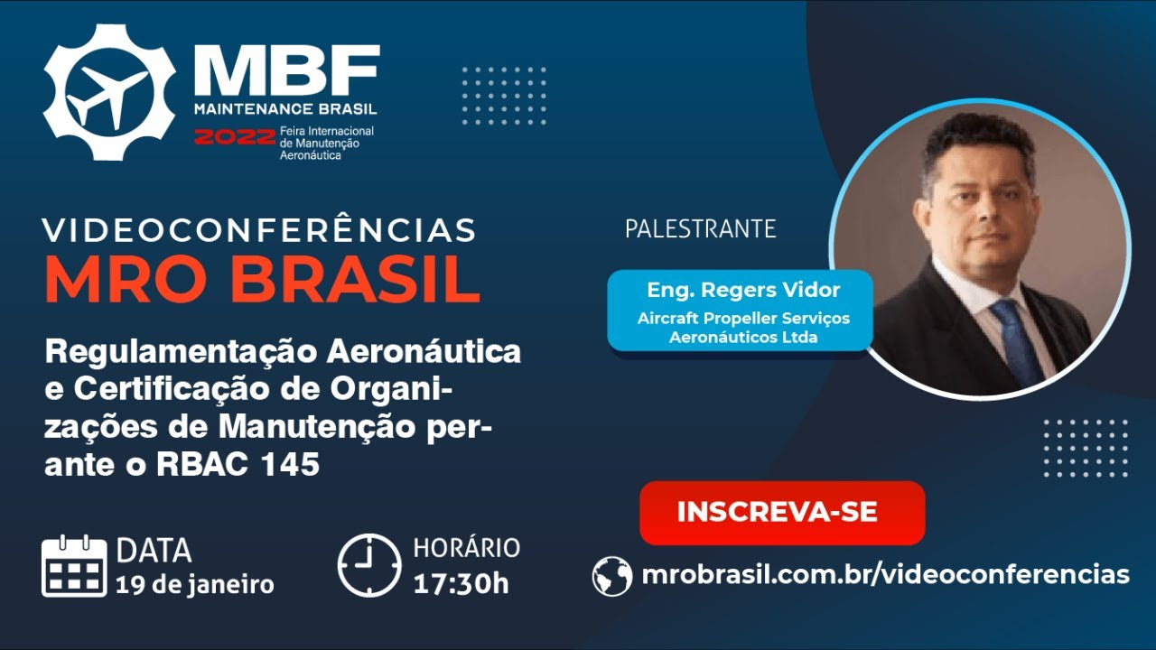 Regulamentação Aeronáutica e Certificação de Organizações de Manutenção perante o RBAC 145