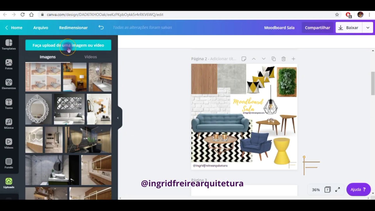 Como criar  MOODBOARD no canva