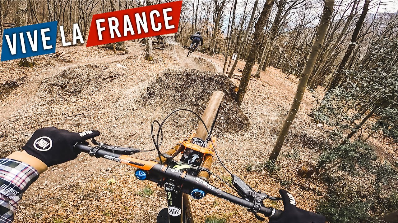 DOWNHILL MTB TRAILS in FRANKREICH! Serlin Trails
