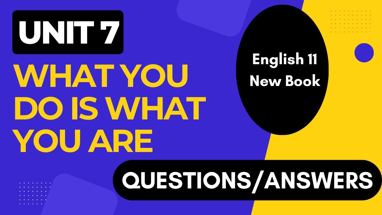 Английский язык, 1-й год | Модуль 7. Что ты делаешь, то и есть | Вопросы и ответы