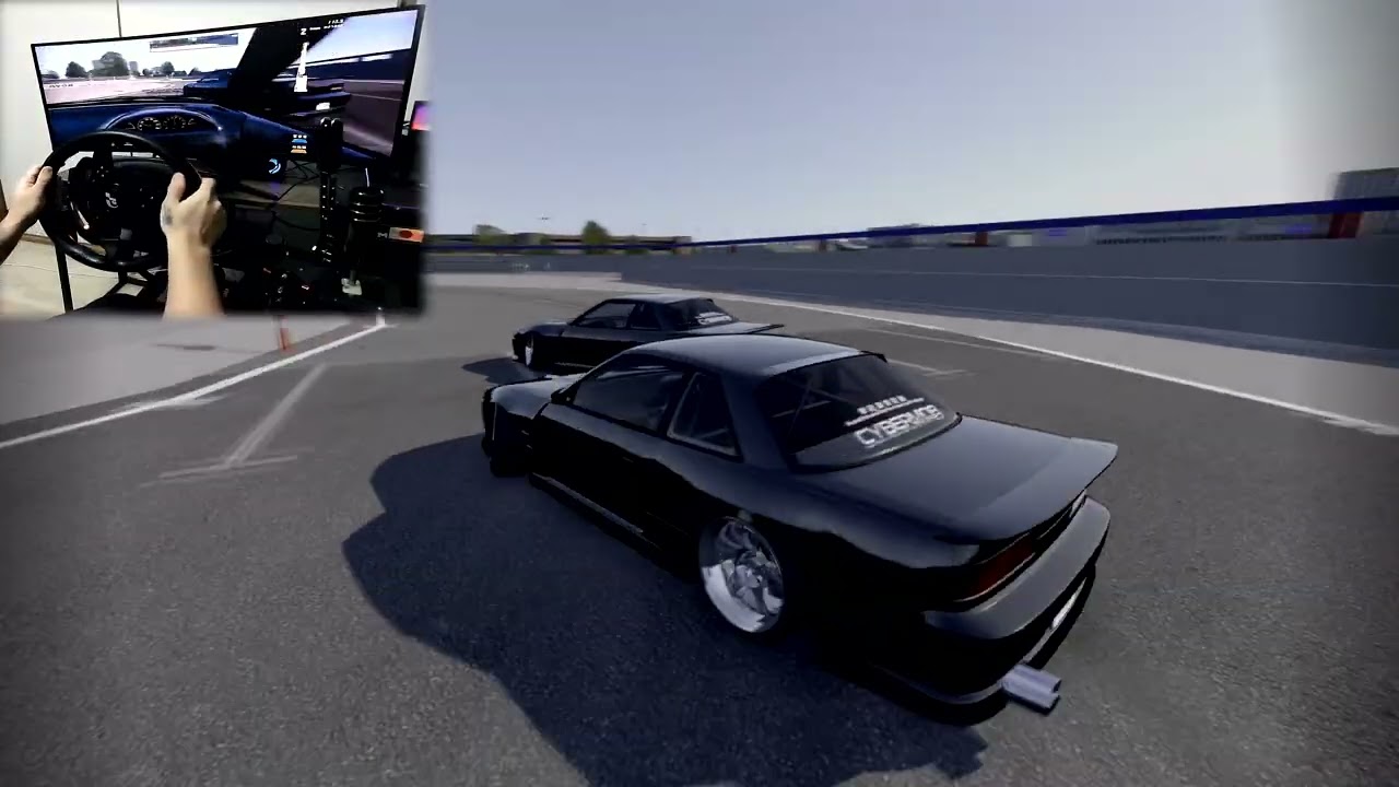 LFS - TWIN DRIFT #85 | Eidizzy & @razao_ofc  - T500RS Onboard Drift - Nissan Silvia S13