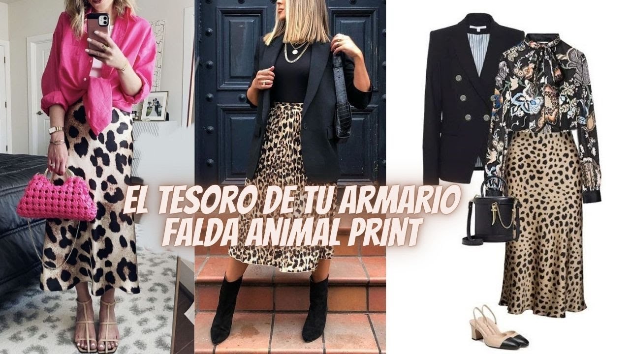Tu falda animal print, el tesoro de tu armario🌼Animal print skirt, the treasure of your wardrobe ✨😎