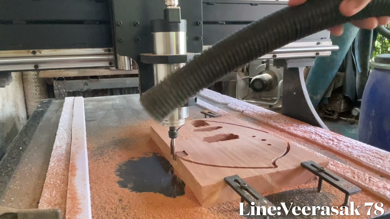 ขั้นตอนการทำพิณ #ตัวพิณ #พิณไฟฟ้า