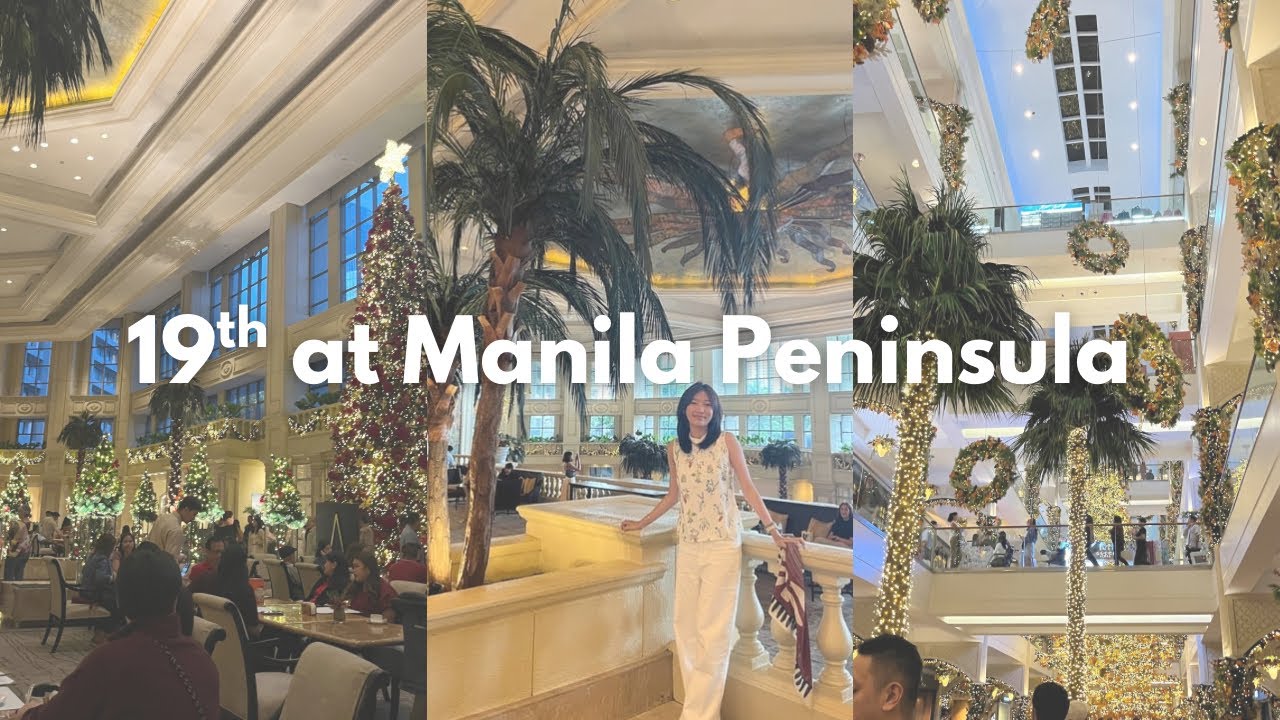 19th birthday dinner at Manila Peninsula! 🥂🪩 (funny fr￼)