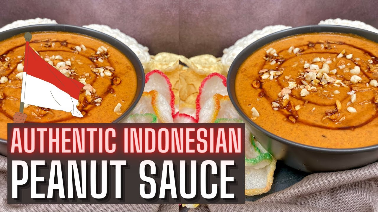 Indonesian Peanut Sauce - authentic, fresh and nutty Gado Gado, Satay sauce I The House of Spices🌶
