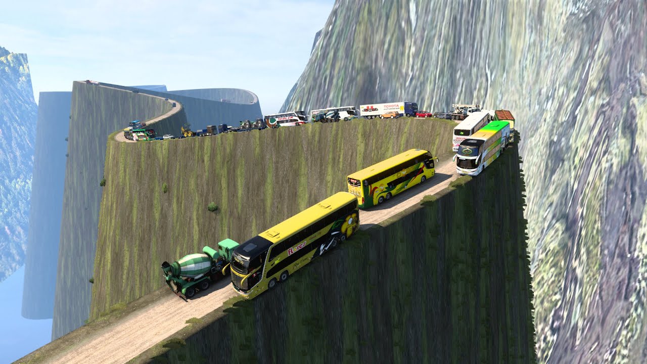 Deadly Roads | World’s Most Dangerous Roads | most dangerous bus driving | dangerous road in world