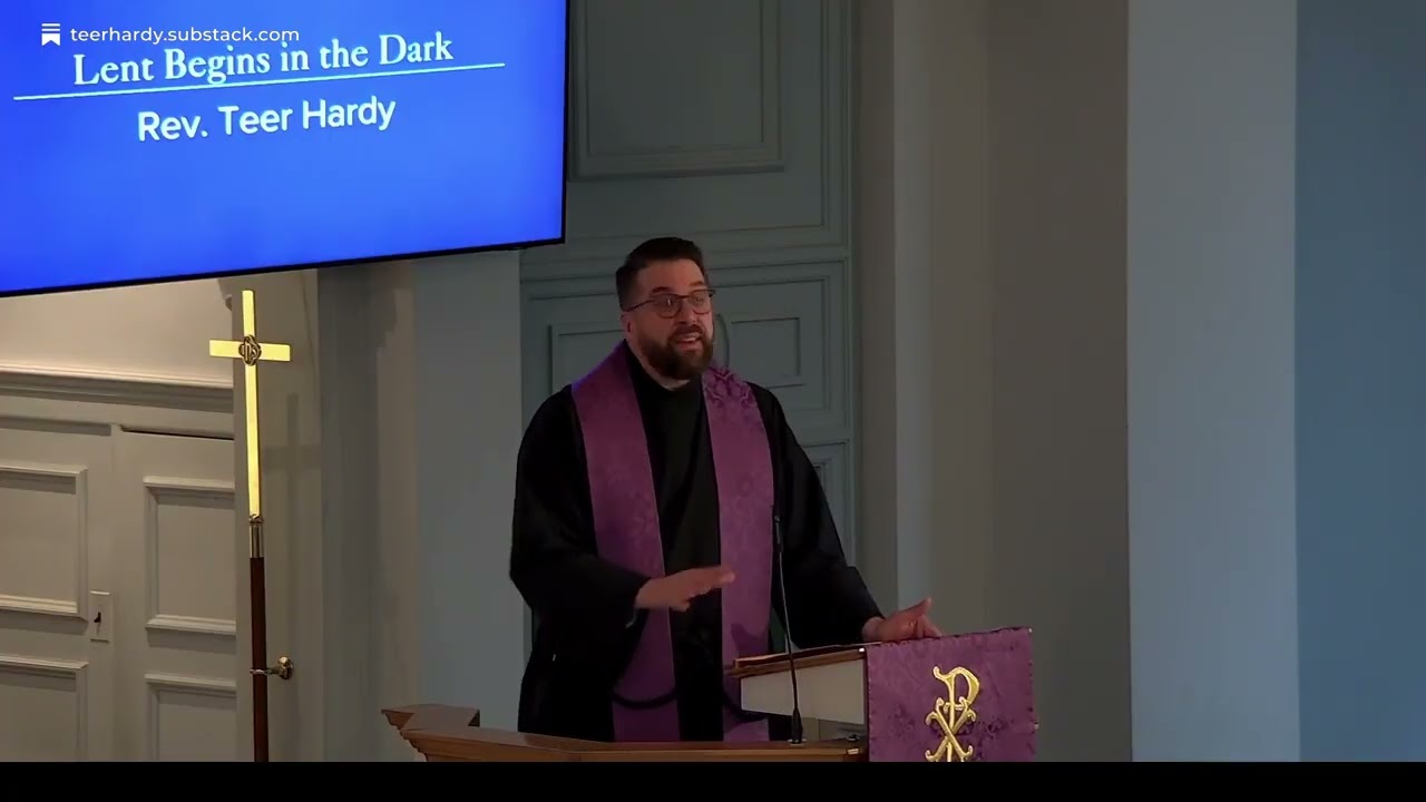 Lent Begins in the Dark