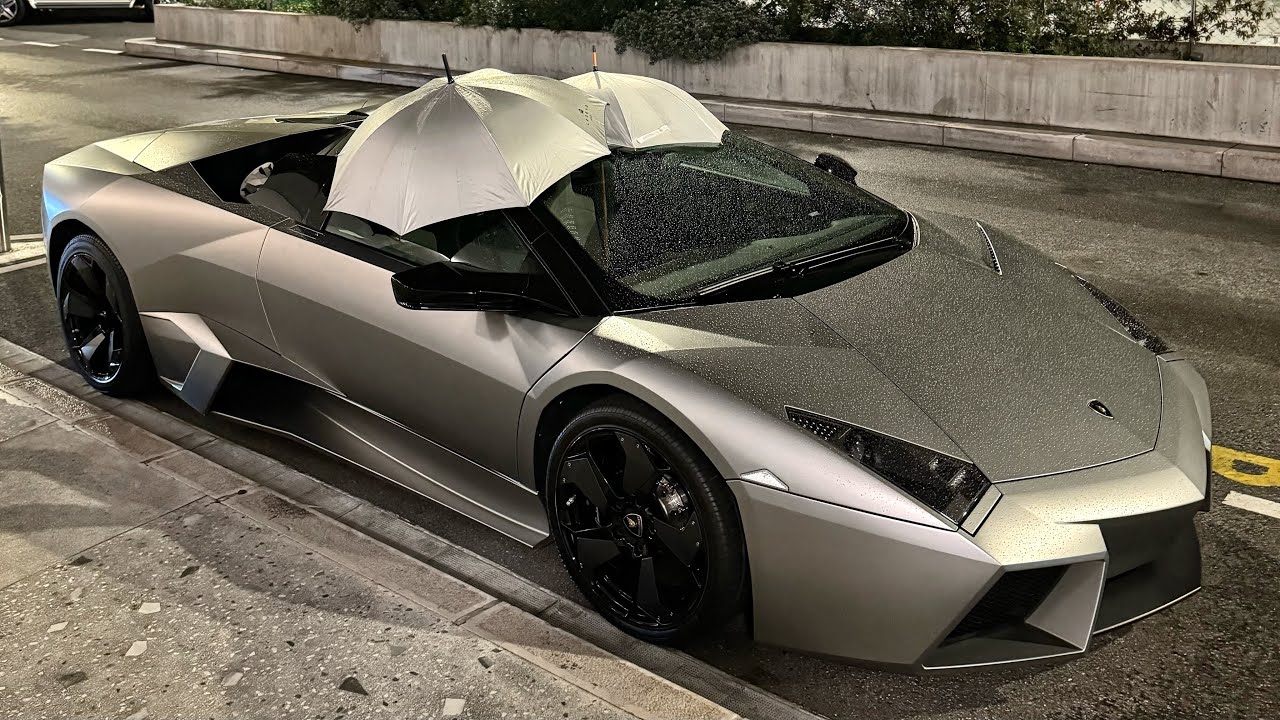 MAUVAIS SOIR pour sortir en Lamborghini Reventon Roadster !! FAIL ! 😳