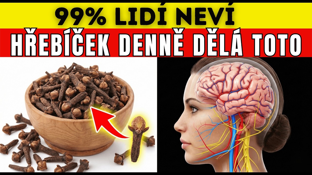 VAROVÁNÍ! Pokud máte přes 60 let, NIKDY nejezte hřebíček takhle (šokující pravda)