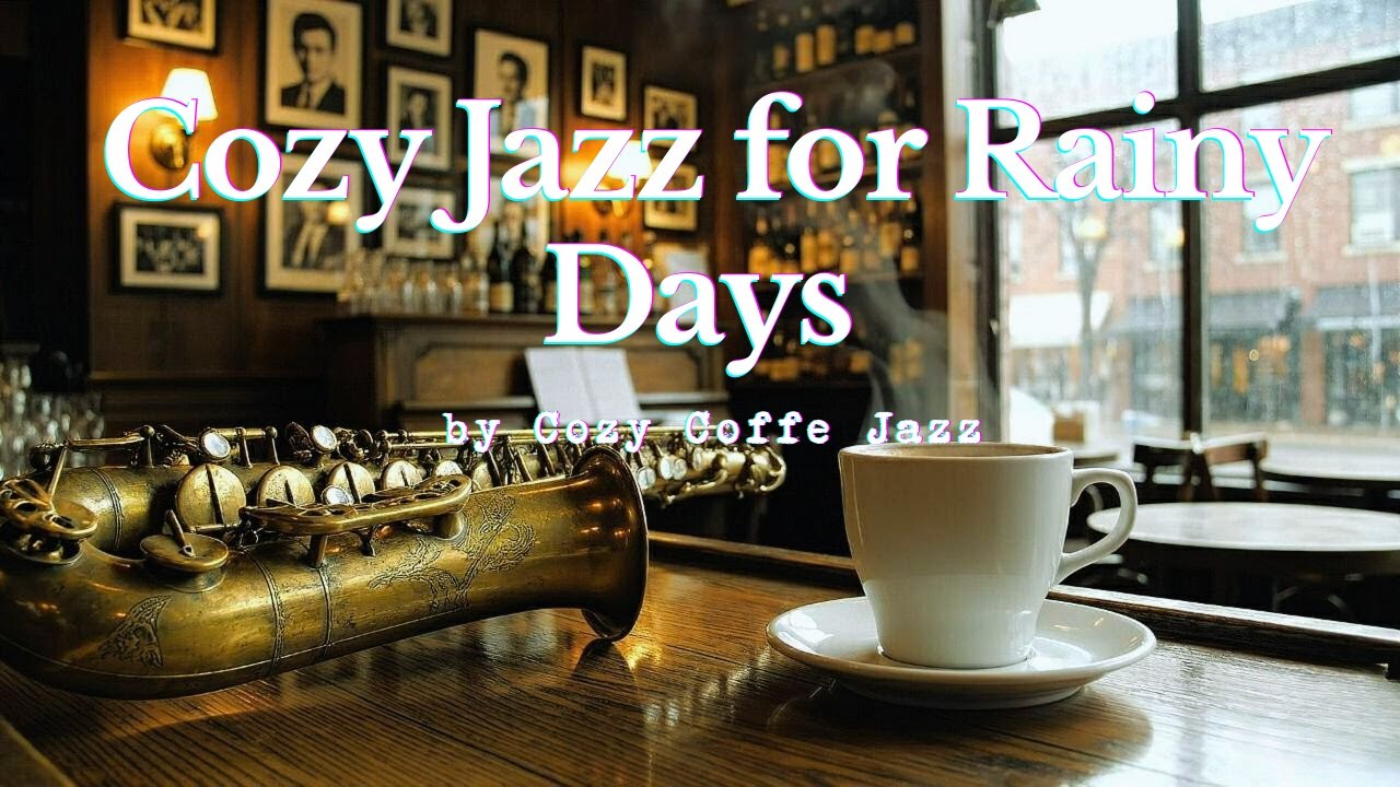 Cozy Jazz for Rainy Days ☔ Soft Saxophone & Piano Jazz for Studying, Sleeping & Stress Relief