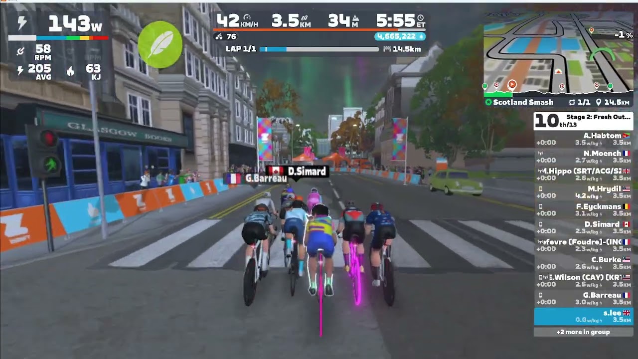 ZWIFT RACE: FRESH OUTTA - STAGE 2