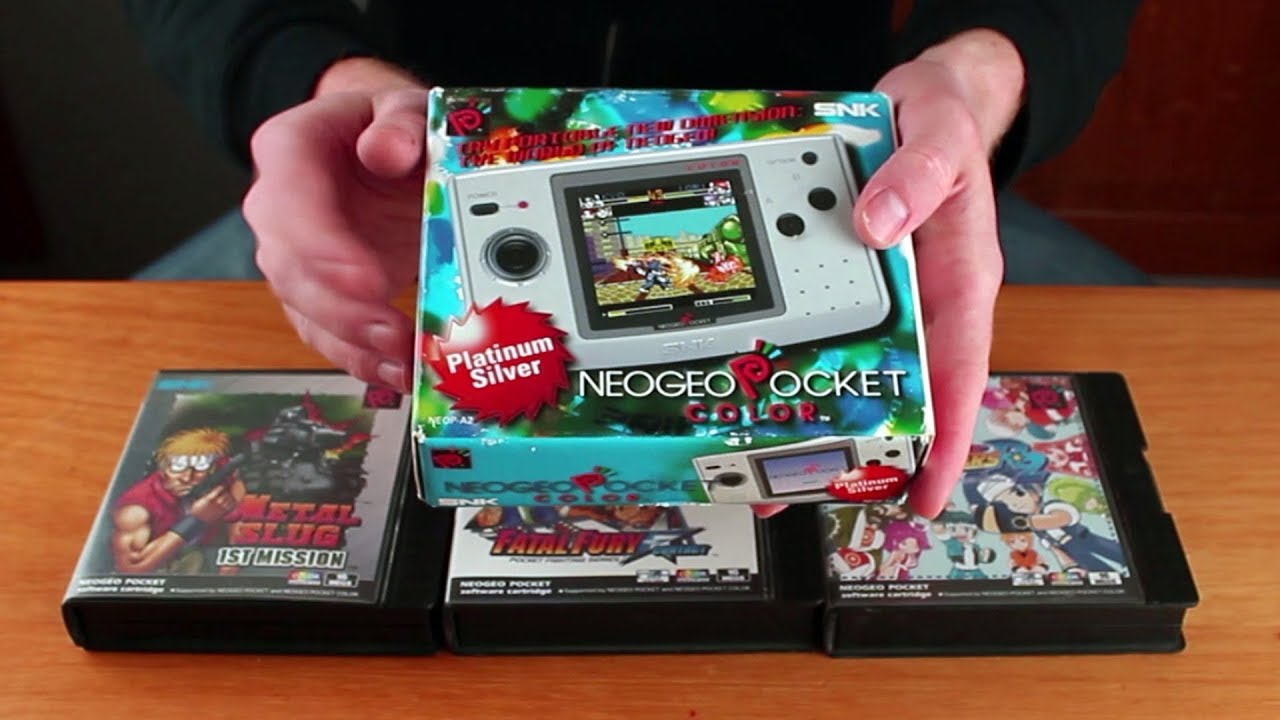 ASMR Neo Geo Pocket Color Unboxing with Games (No Talking)