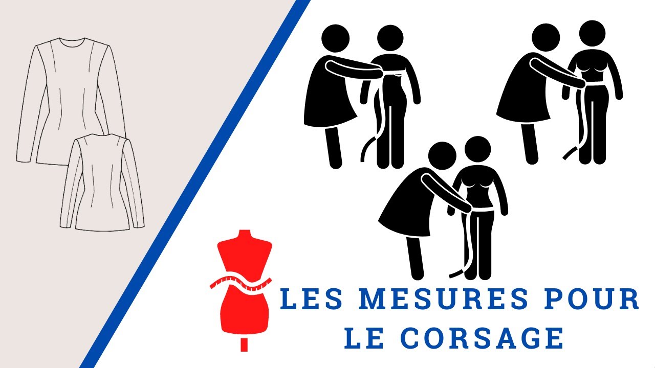 La prise des mesures pour le Corsage de base