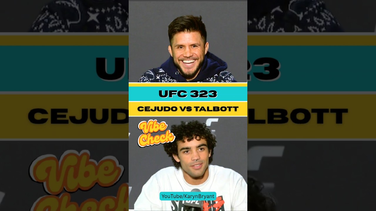 UFC 323 Vibe Check: Henry Cejudo vs Payton Talbott Media Day 1st & Last Questions 😎 