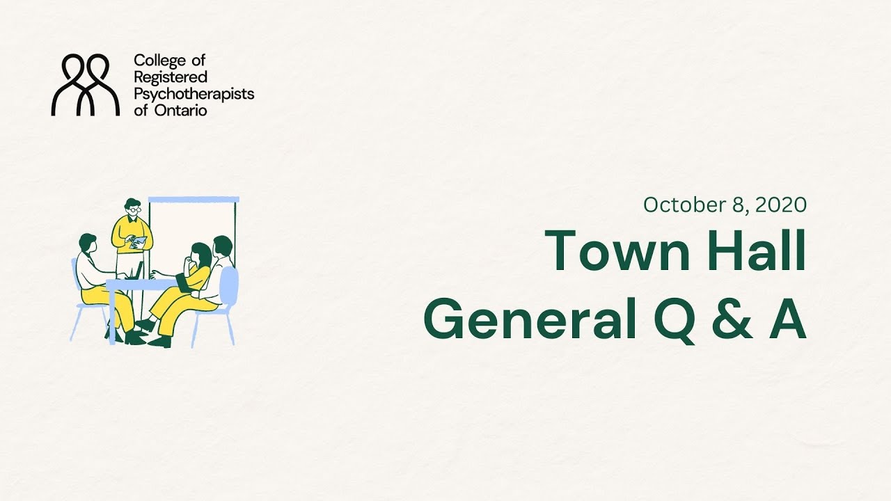 CRPO Town Hall - October 8, 2020 Part 1