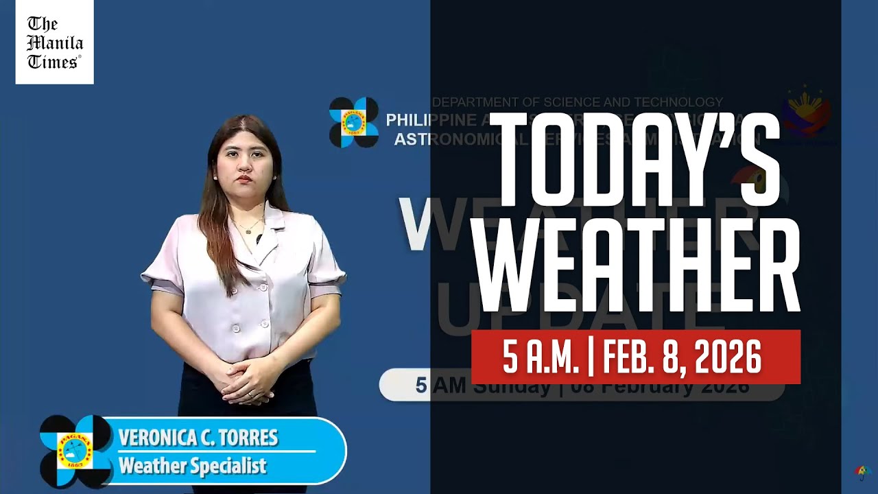 Today's Weather, 5 A.M. | Feb. 08, 2026