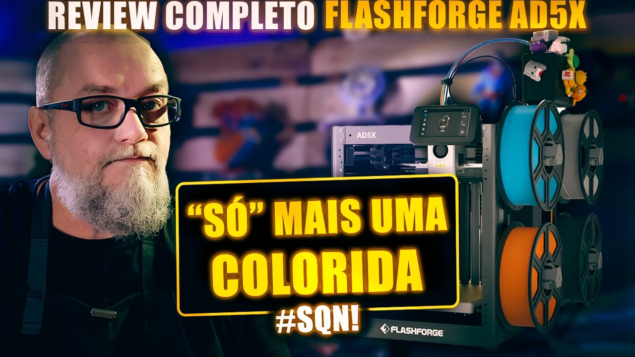 FlashForge AD5X: O Review mais Completo já feito (meses de testes reais)