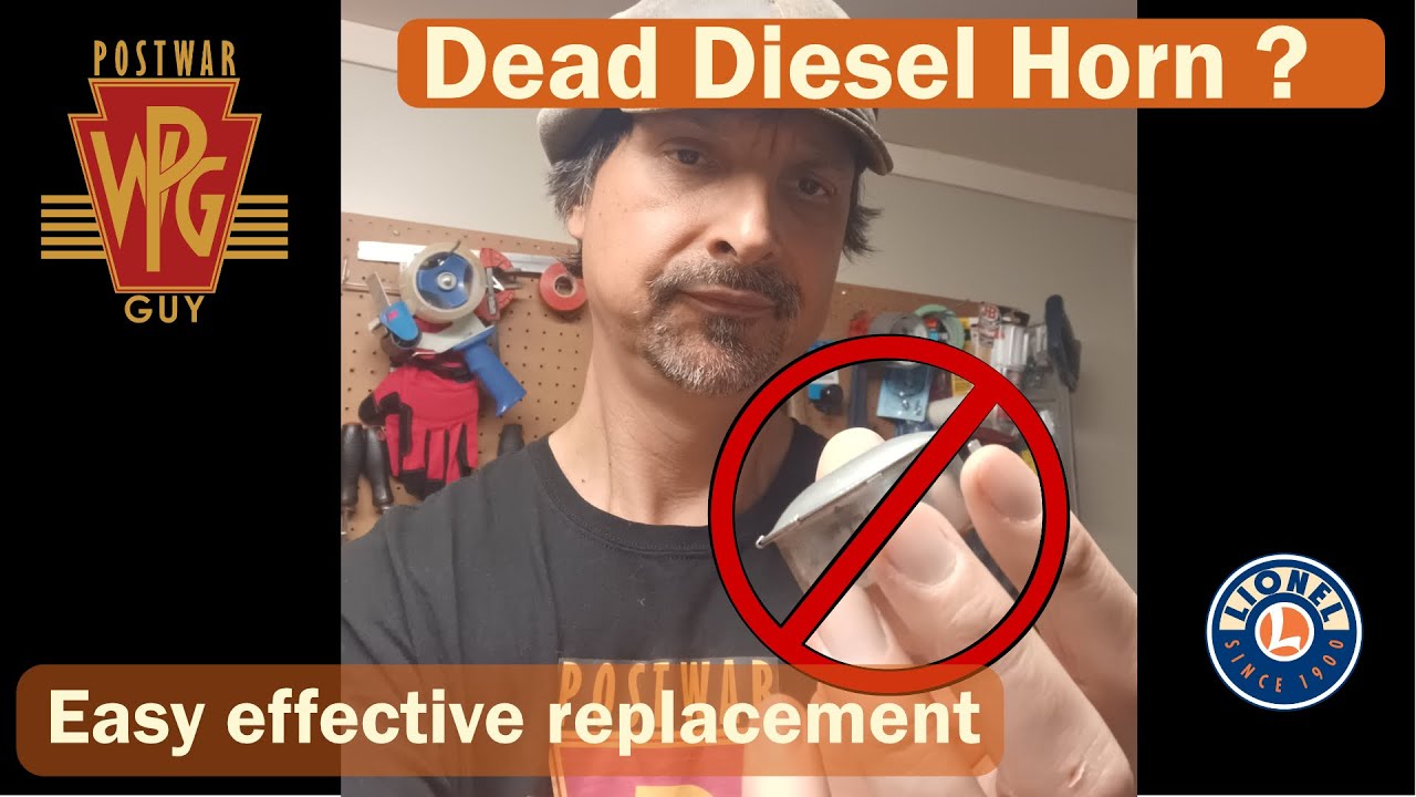 How to replace the horn/buzzer in your Lionel diesel locomotive