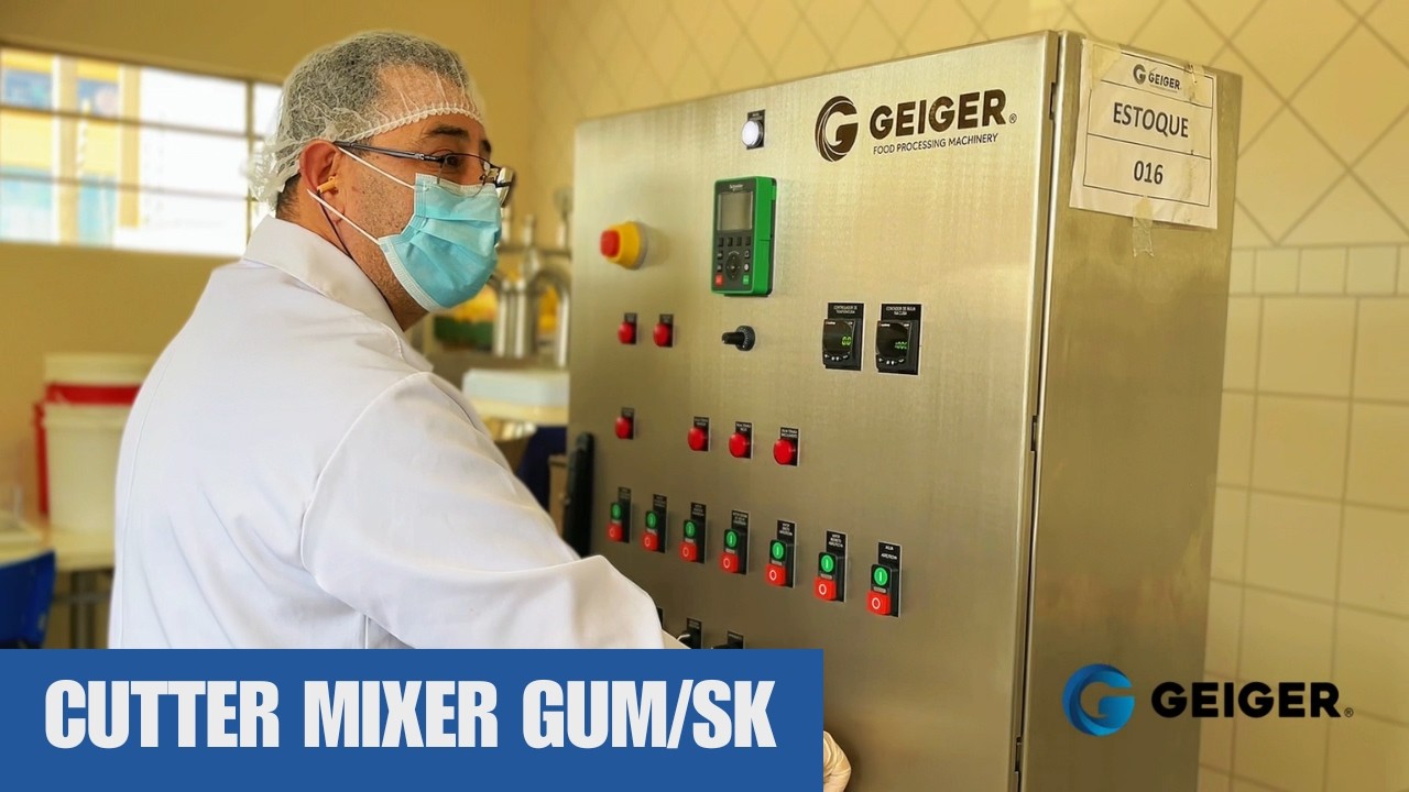Cutter Mixer GUM/SK - Mistura Precisa e Alta Performance para Indústria