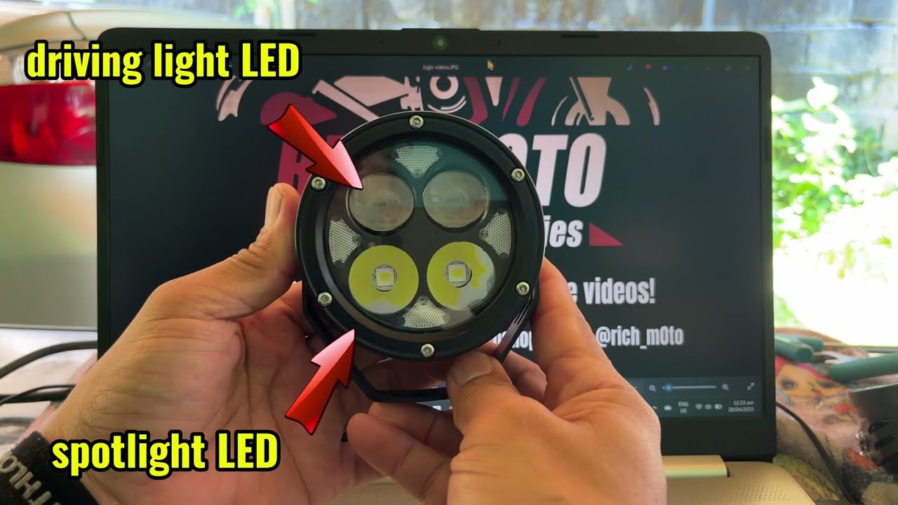 ExcelLabs EX40 Auxiliary lights FUll review (roadtest, wattage and LUX test included)