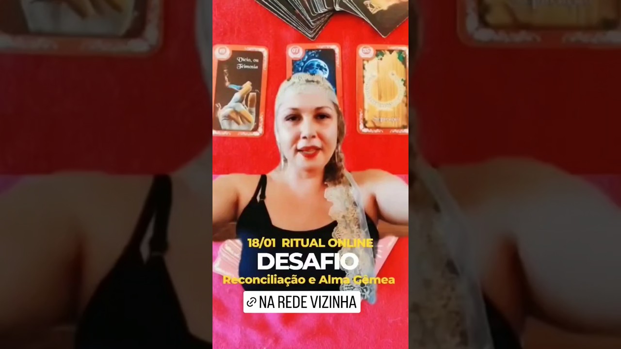 18/01. RITUAL ALMA G&Ecirc;MEA E ORACULO GR&Aacute;TIS #tarot #amor