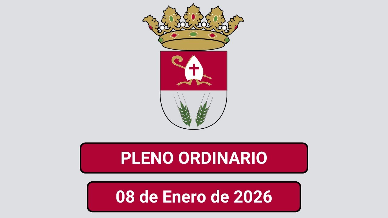 Pleno Ordinario el 08 de Enero de 2026