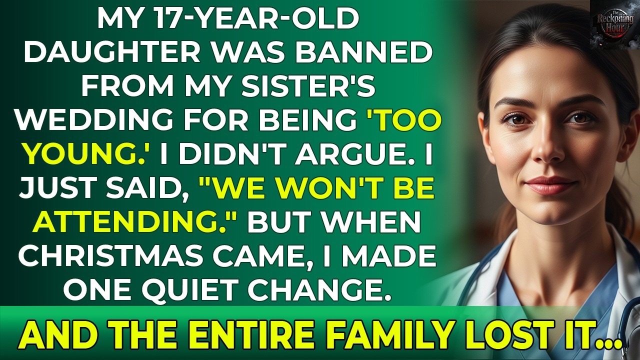 My 17-Year-Old Daughter Was Banned From My Sister’s Wedding for Being 'Too Young.' So I Exposed This