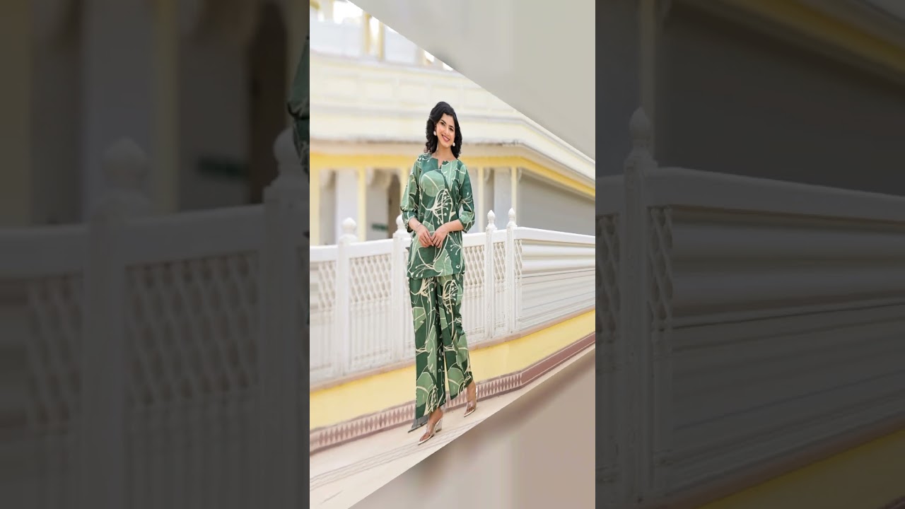 stylish  floral print co ord set#fashionshows #fashion #fashiondiaries #fashionable #youtube