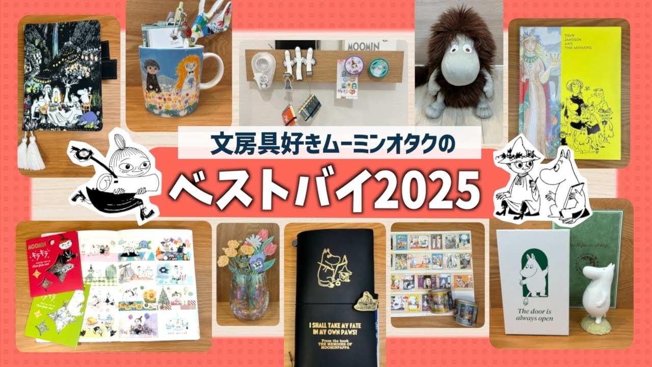 【ベストバイ2025】ムーミン好き文房具オタクが本気で選んだ🤓🔥買って良かったもの10選📖✍️