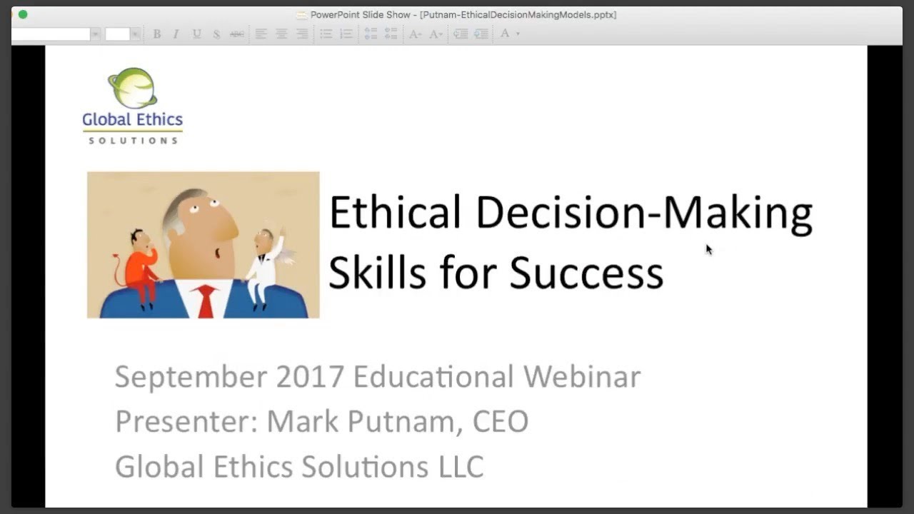 Ethical Decision-Making Skills for Success