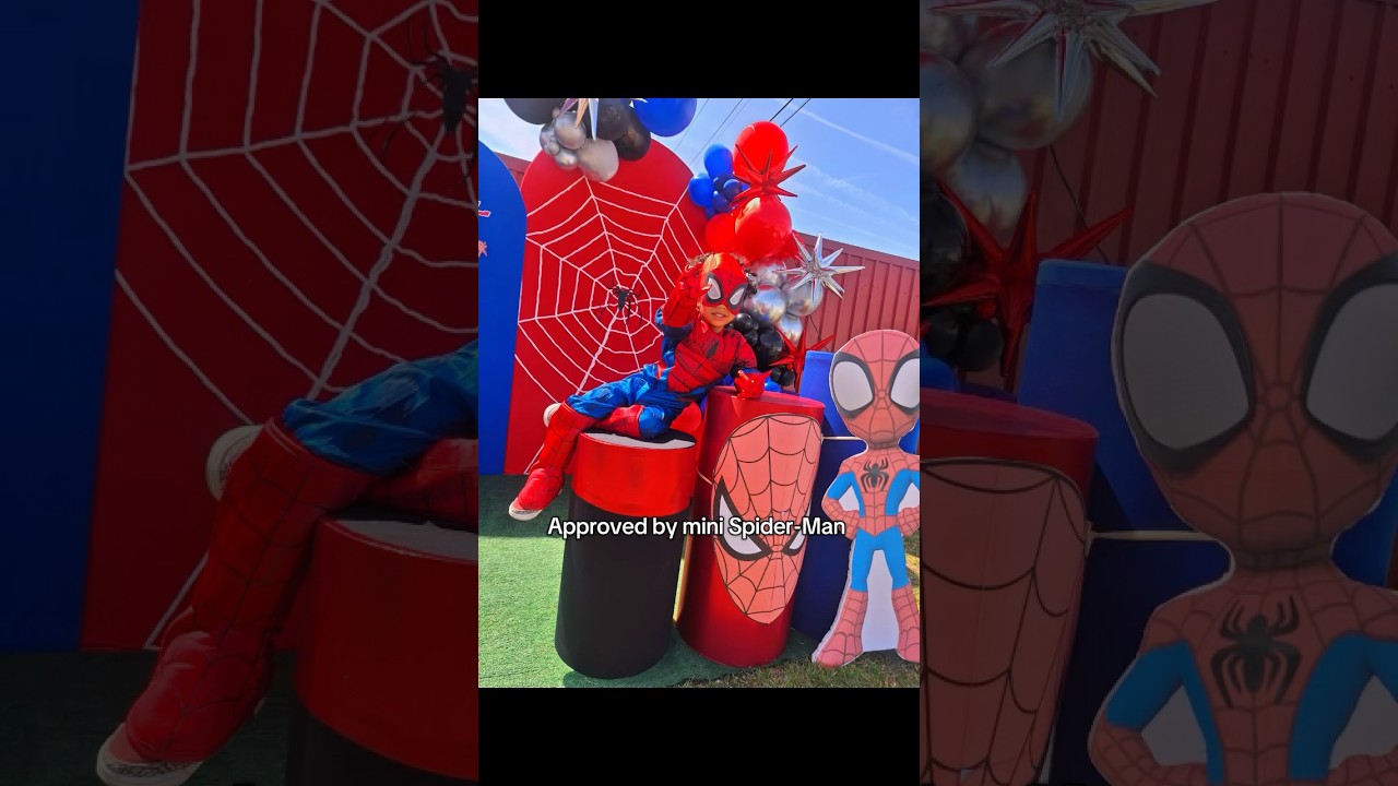 SPIDER MAN Birthday decoration 🕷️🕷️🕷️🎈