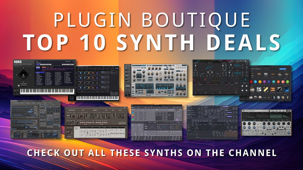 Plugin Boutique &mdash; ТОП-10 СДЕЛОК НА СИНТЕЗАТОРЫ в ноябре-декабре | Все VST-синтезаторы, которые я ...