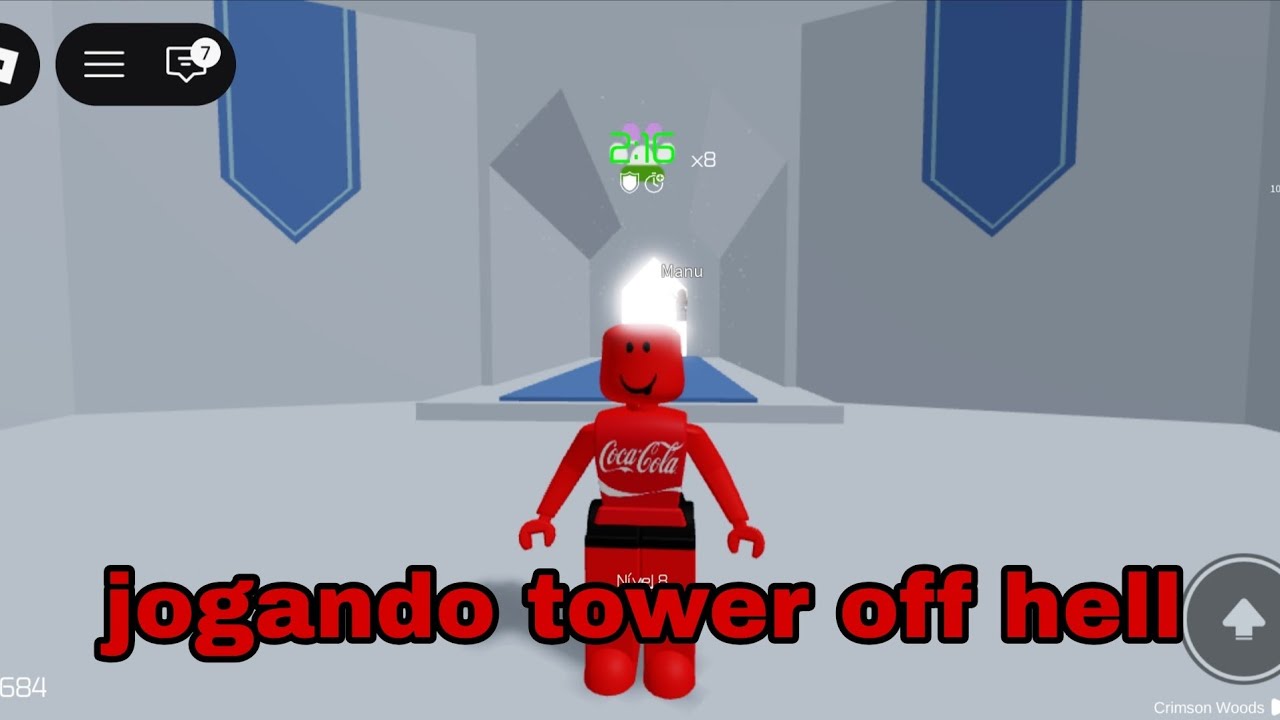 Jogando tower off hell e passei!