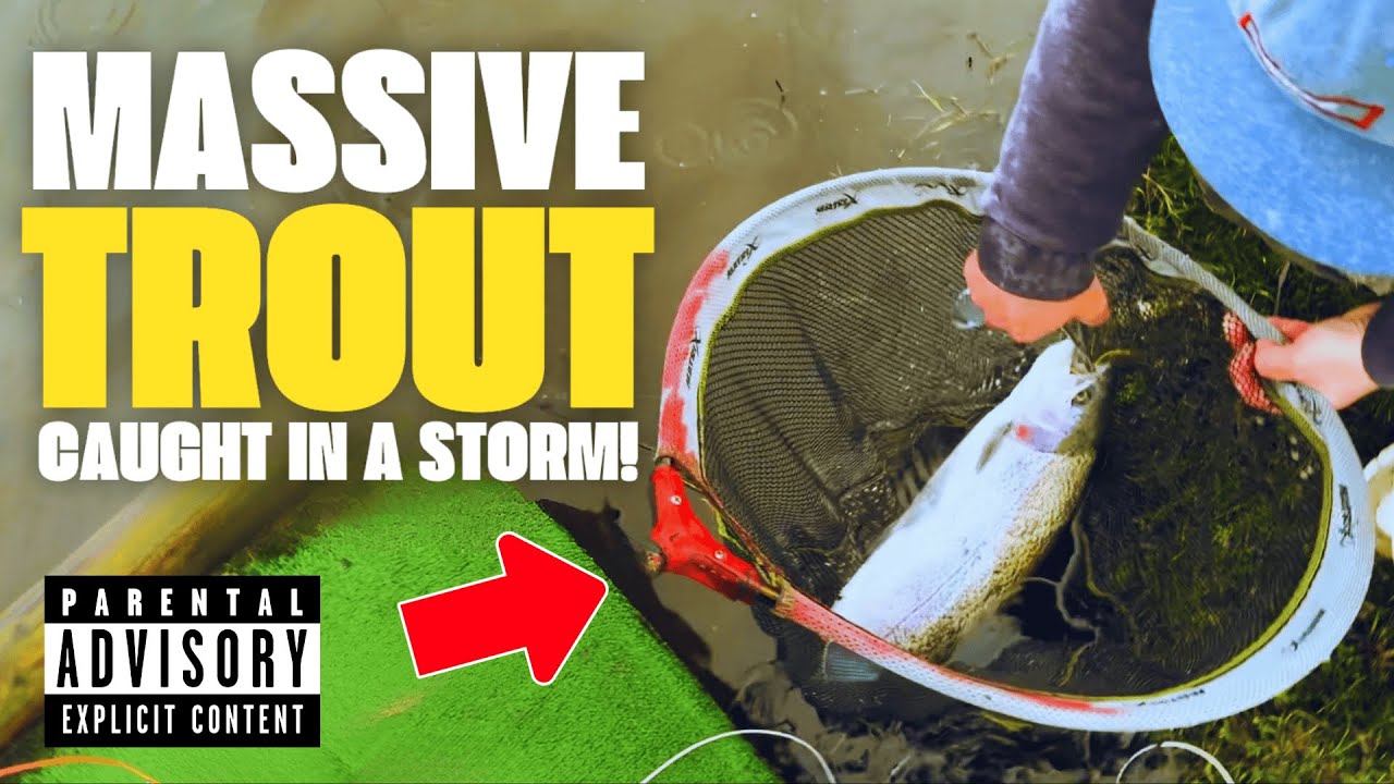 Fly Fishing Scotland in a Storm… We catch a MASSIVE Trout!