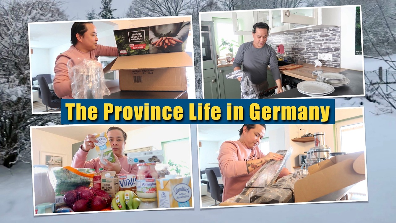 Grocery Shopping, Unboxing Gamit sa Kusina⎮The Province Life in Germany│Arcii Vell