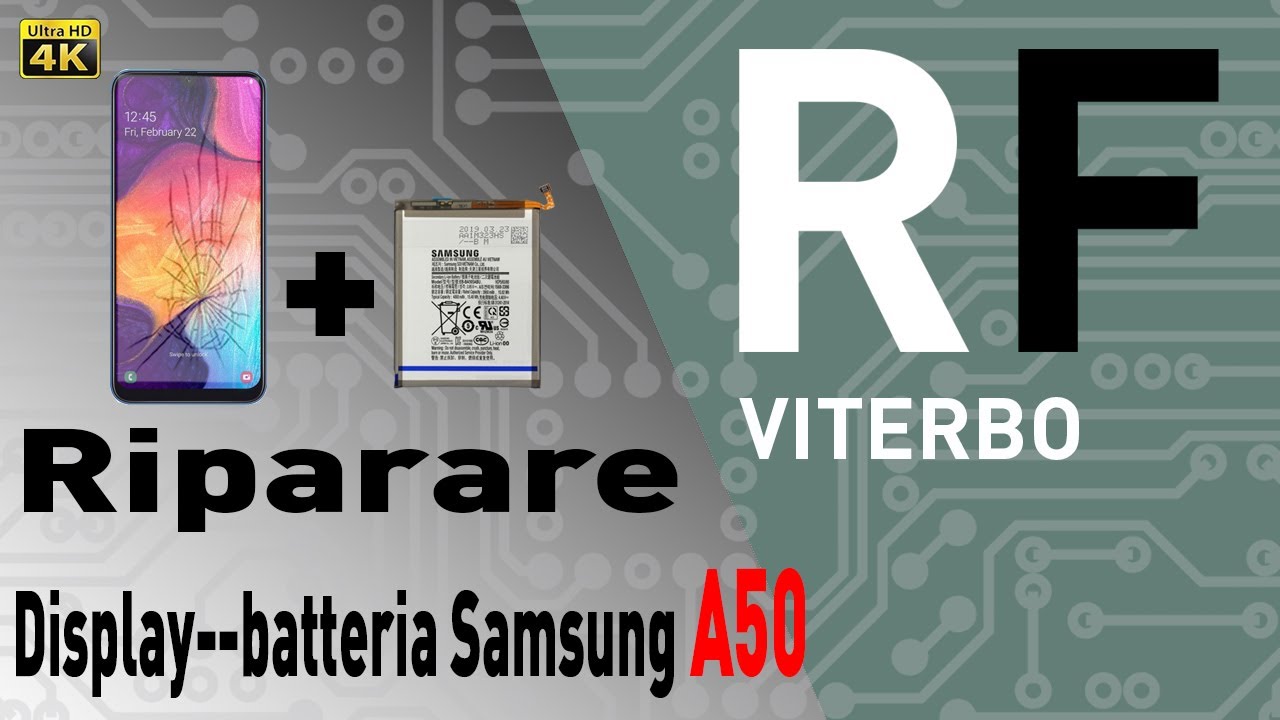🔧 Samsung Galaxy A50 SM-A505 Sostituzione lcd schermo oled e vetro. Valido anche per cambio batteria