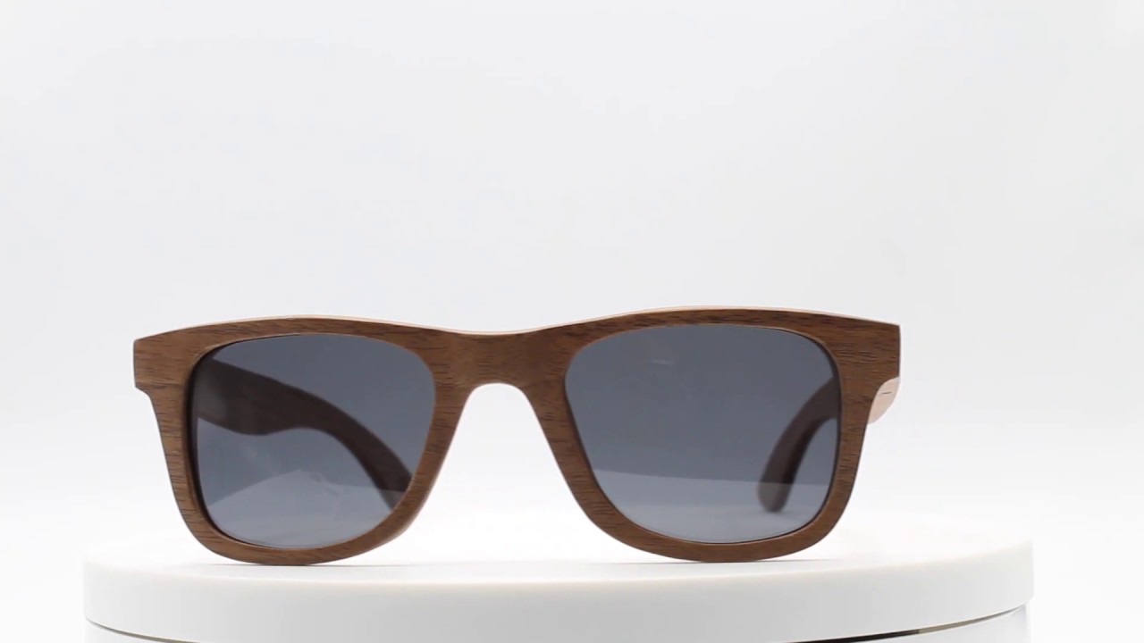 Walnuss Holz Sonnenbrille | LIKO SLIM | WOODEN SHADE&reg;