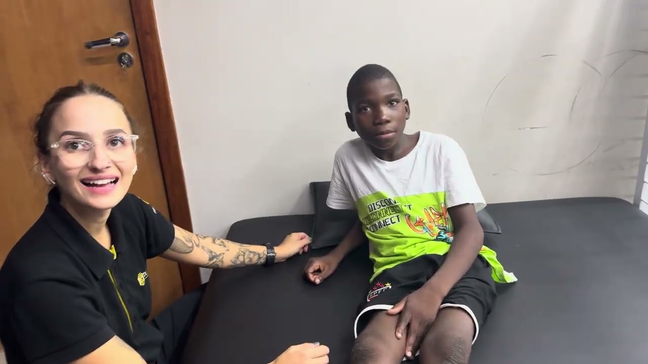 Nózio aprontou na fisioterapia hoje
