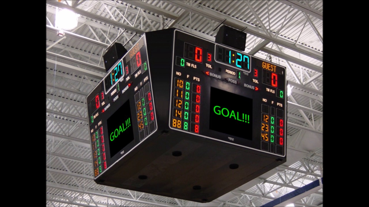 LED Scoreboard with Single Colour LED Screen