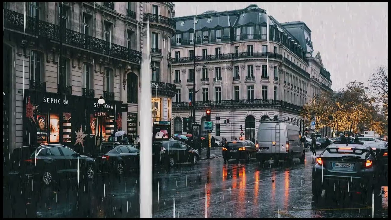 3 Hours Rain Sounds for Deep Sleep l Black Screen in 10 Minutes