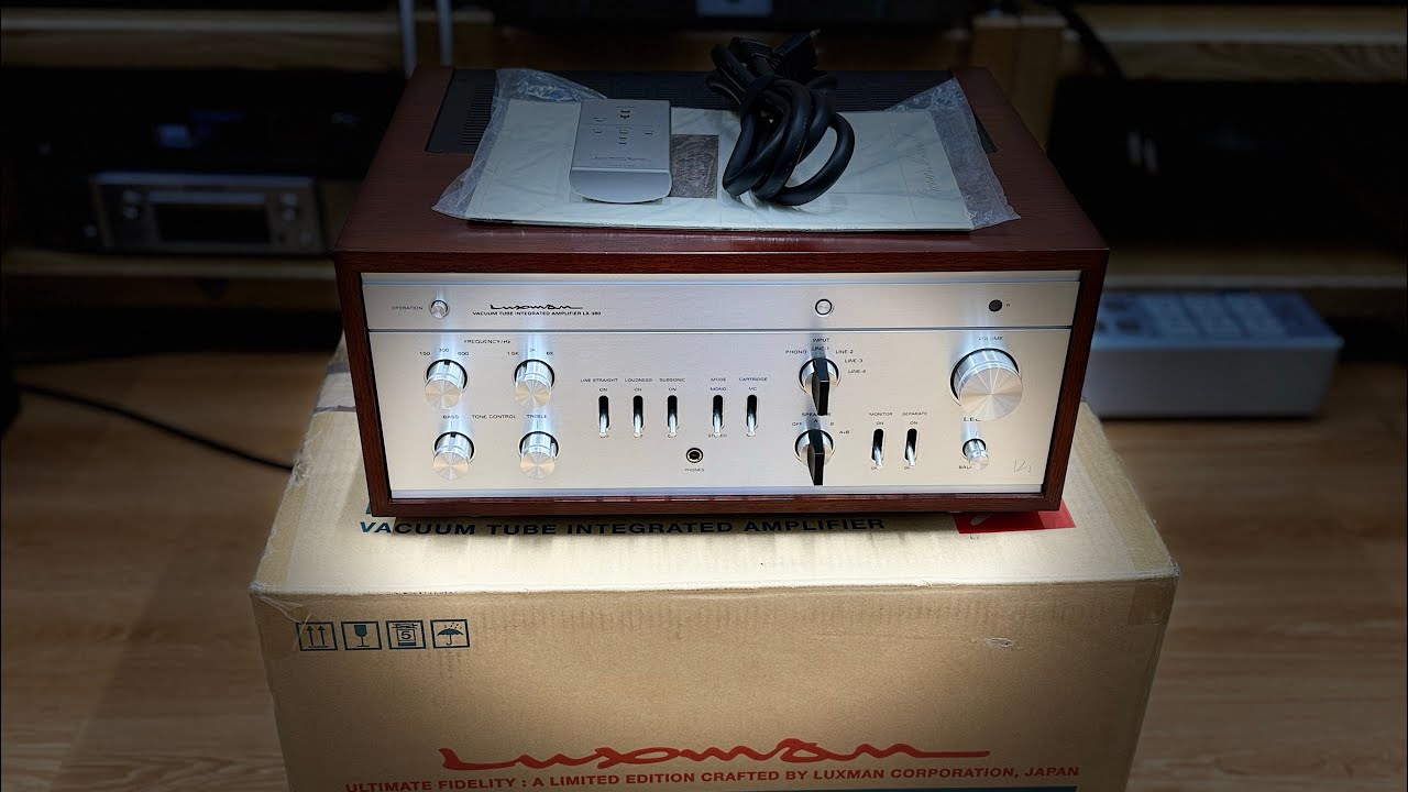 Luxman LX-380 nguyên hộp xốp đẹp long lanh cho AE đam mê đèn 