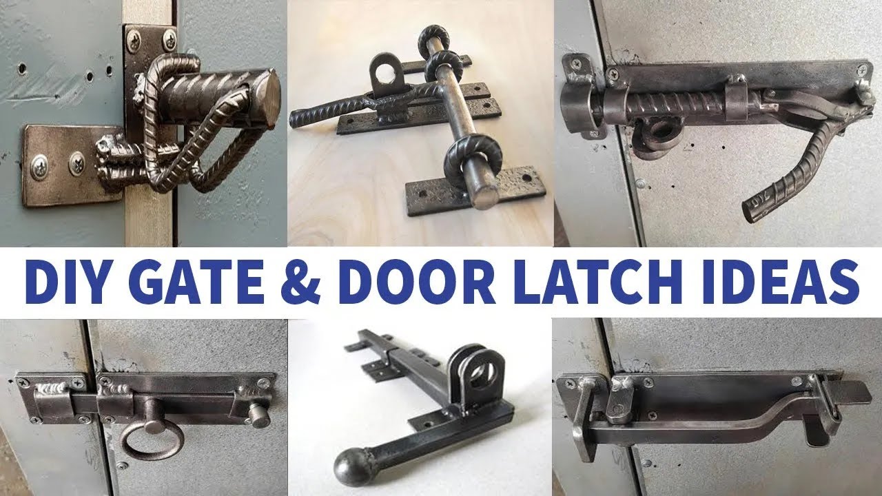 Metal door latch design ideas _ Home _Garage _ Garden Door Latch Ideas